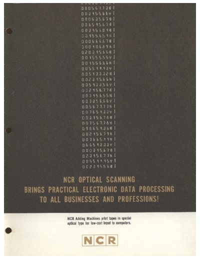 ncr SP1567 NCR Optical Scanning Brochure  ncr bookkeeping SP1567_NCR_Optical_Scanning_Brochure.pdf