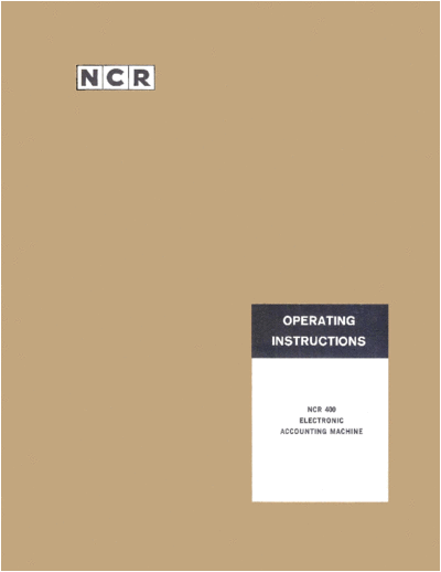 ncr ST3400 NCR 400 Operating Instructions Jan68  ncr bookkeeping ST3400_NCR_400_Operating_Instructions_Jan68.pdf