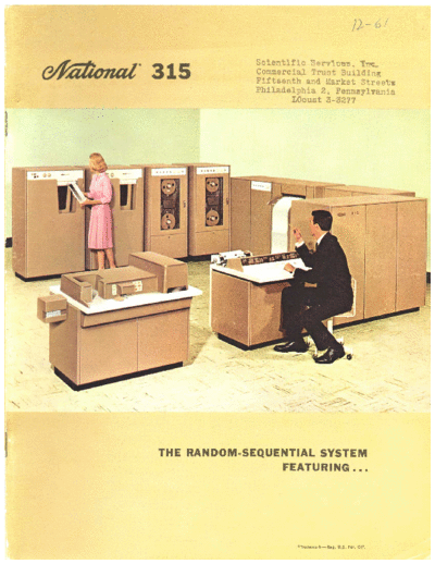 ncr SP-1541 NCR-315 Brochure  ncr ncr-315 SP-1541_NCR-315_Brochure.pdf