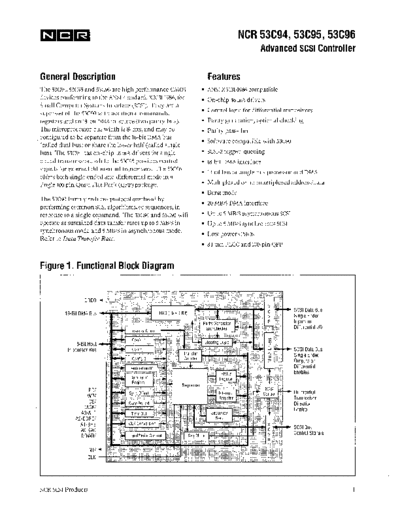 ncr NCR 53C94 53C95 53C96 Data Sheet Feb90  ncr scsi NCR_53C94_53C95_53C96_Data_Sheet_Feb90.pdf