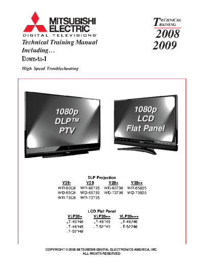 MITSUBISHI mitsubishi v39 all chassis training manual  MITSUBISHI LCD mitsubishi_v39_all_chassis_training_manual.pdf