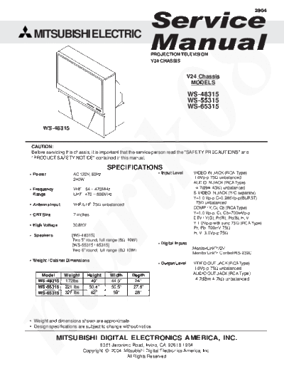 MITSUBISHI V24  MITSUBISHI TV V24.pdf