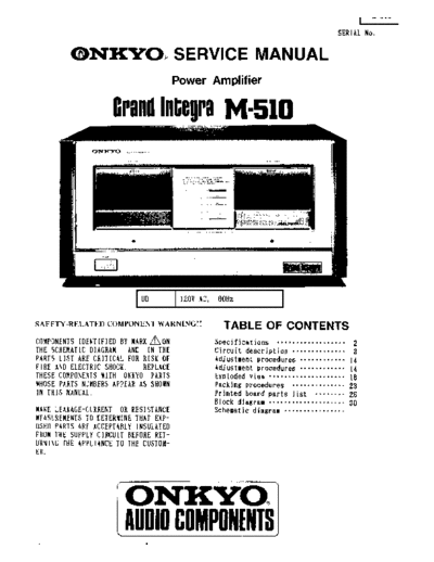 ONKYO Onkyo Grand Integra M-510 SM  ONKYO Audio Onkyo_Grand_Integra_M-510_SM.pdf