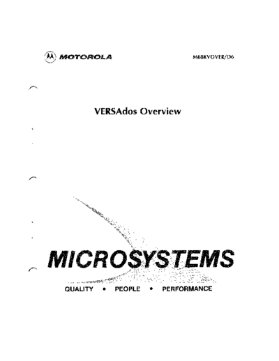 motorola M68KVOVER D6 VERSAdosOverv Dec85  motorola 68000 versados M68KVOVER_D6_VERSAdosOverv_Dec85.pdf