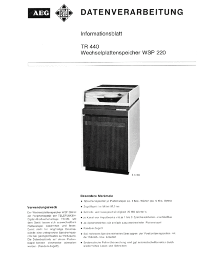 AEG WSP220 Brochure Oct69  AEG tr440 WSP220_Brochure_Oct69.pdf