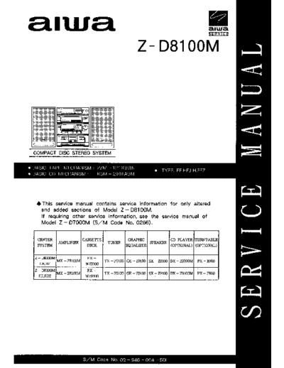 AIWA Z-D8100M 09-946-064-50I  AIWA Audio Z-D8100M_09-946-064-50I.pdf