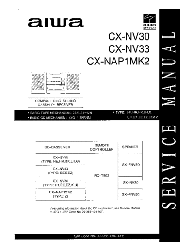 AIWA cx-nv30 nv33 nap1mk2  AIWA Audio cx-nv30_nv33_nap1mk2.pdf