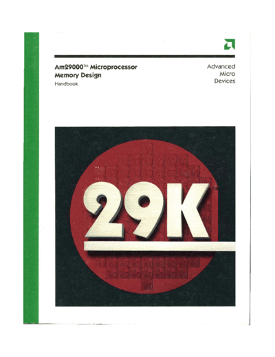 AMD 1992 AMD Am29000 Memory Design Handbook  AMD Am29000 1992_AMD_Am29000_Memory_Design_Handbook.pdf