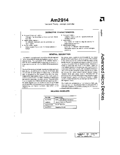 AMD 2914 Jan87  AMD _dataSheets 2914_Jan87.pdf