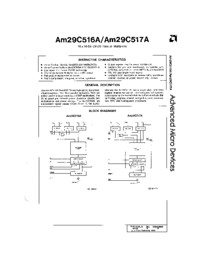 AMD 29C516 Feb88  AMD _dataSheets 29C516_Feb88.pdf