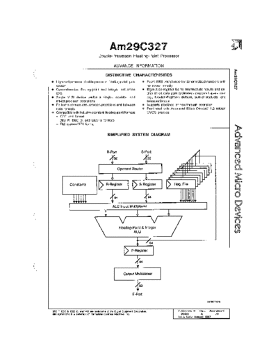 AMD 29C327 Aug87  AMD _dataSheets 29C327_Aug87.pdf