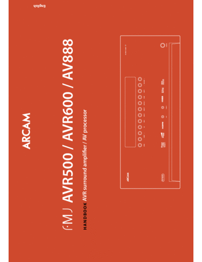 ARCAM AVR600 MANUAL SH222 E 5  ARCAM AVR600 AVR600_MANUAL_SH222_E_5.pdf