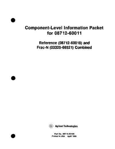 Agilent A3 REFERENCE FRAC-N  Agilent 871X A3 REFERENCE FRAC-N.pdf