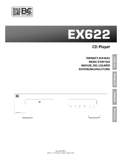 BC ACOUSTIQUE hfe   ex-622 en  BC ACOUSTIQUE EX-622 hfe_bc_acoustique_ex-622_en.pdf