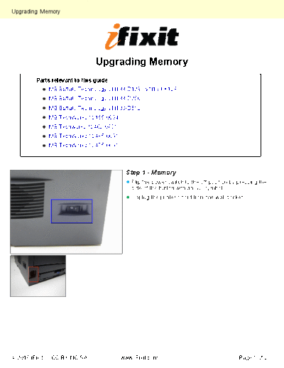 Brother Installing-Memory-1908  Brother Brother HL-5240 Laser Printer Installing-Memory-1908.pdf