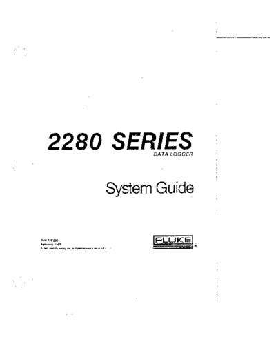 Fluke FLUKE 2280 Series 2280A 252C 2280B 252C 2285B System Guide  Fluke 2280_2280A_2280B_2285B FLUKE 2280 Series 2280A_252C 2280B_252C 2285B System Guide.pdf