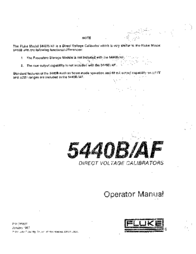 Fluke FLUKE 5440B-AF Operating  Fluke 5440B FLUKE 5440B-AF Operating.pdf