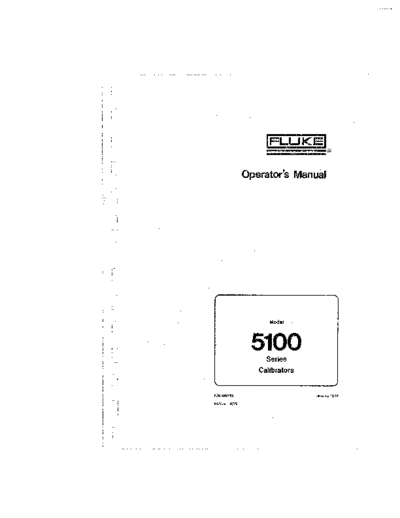 Fluke 5100A 252C 5101A Operator  Fluke 5100A_5101A FLUKE 5100A_252C 5101A Operator.pdf