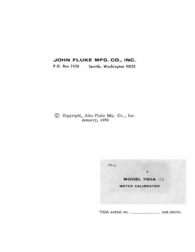 Fluke  INCOMPLETE Fluke 760A Meter Calibrator Service Manual-Fluke760A  Fluke 760A _INCOMPLETE_Fluke_760A_Meter_Calibrator_Service_Manual-Fluke760A.pdf