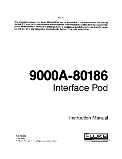 Fluke FLUKE 9000A-80186 Intsruction  Fluke 9000A FLUKE 9000A-80186 Intsruction.pdf