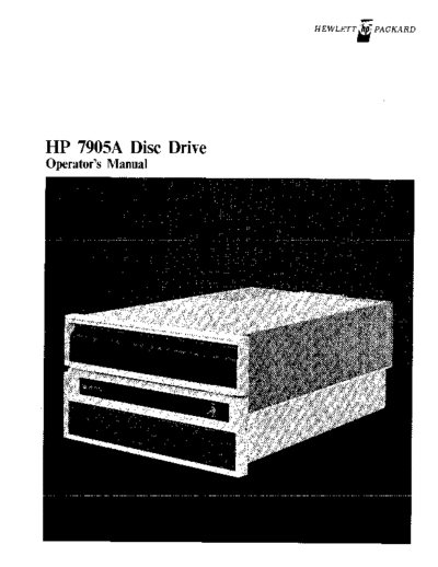 HP 07905-90009 7905A OP Mar77  HP disc 07905-90009_7905A_OP_Mar77.pdf