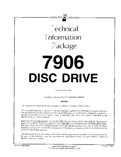 HP 07906-90904 TechInfPkg  HP disc 07906-90904_TechInfPkg.pdf