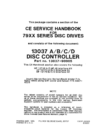 HP 13037-90905 CEhndbook Mar85  HP disc 13037-90905_CEhndbook_Mar85.pdf