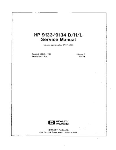 HP 5957-6560 9133 9134 D H L Service Apr88  HP disc 5957-6560_9133_9134_D_H_L_Service_Apr88.pdf