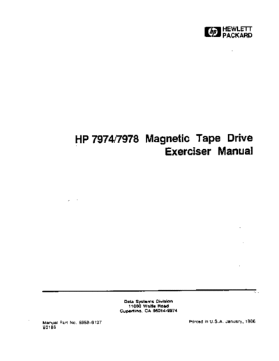 HP 5958-9137 7974-7978 exercMan Jan86  HP tape 5958-9137_7974-7978_exercMan_Jan86.pdf