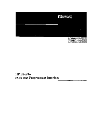 HP E2423-90904 Nov92  HP te E2423-90904_Nov92.pdf