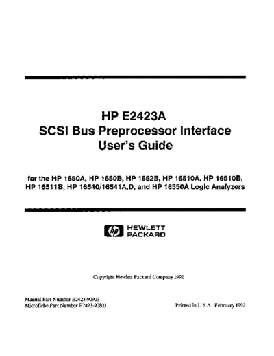 HP E2423-90903 Feb92  HP te E2423-90903_Feb92.pdf