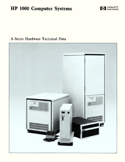 HP 5953-8761 HP 1000 A-Series Hardware Technical Data Dec84  HP 1000 5953-8761_HP_1000_A-Series_Hardware_Technical_Data_Dec84.pdf