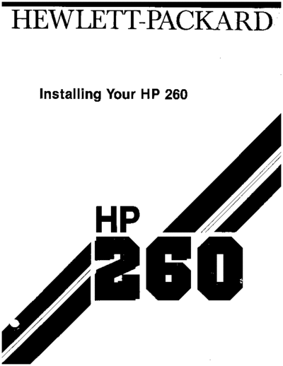 HP 45261-90006 HP260 Inst Feb85  HP 260 45261-90006_HP260_Inst_Feb85.pdf