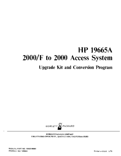 HP 19665-90001 2000FAccessConv  HP 2000TSB 19665-90001_2000FAccessConv.pdf