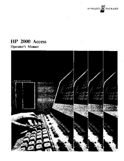 HP 2000AccessOperMan Jul76  HP 2000TSB 2000AccessOperMan_Jul76.pdf