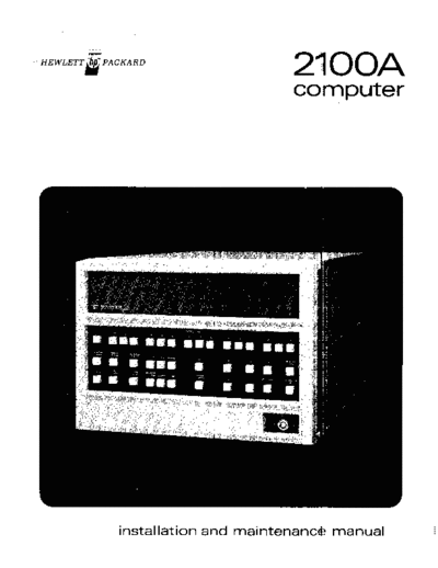 HP 02100-90002 2100AmaintAug72  HP 21xx 02100-90002_2100AmaintAug72.pdf