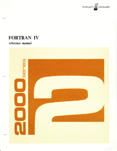 HP 5951-1321 FortranIV ReferenceManual Dec1975  HP 21xx 5951-1321_FortranIV_ReferenceManual_Dec1975.pdf