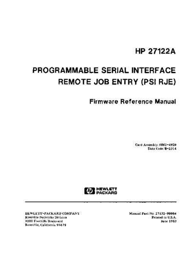 HP 27132-90004 27122A PSI RJE Firmware Reference Jun83  HP 9000_cio 27132-90004_27122A_PSI_RJE_Firmware_Reference_Jun83.pdf