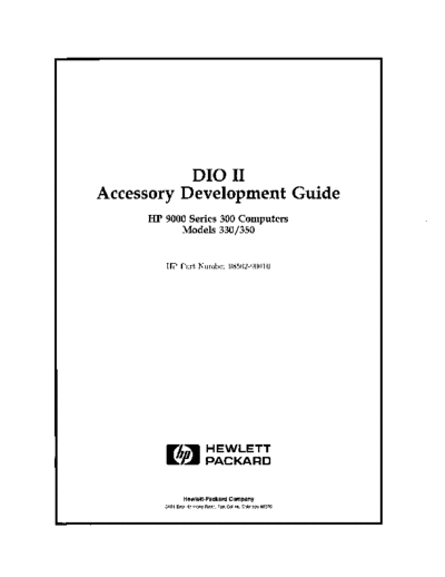 HP 98562-90010 DIO II Accessory Development Guide Feb87  HP 9000_dio 98562-90010_DIO_II_Accessory_Development_Guide_Feb87.pdf
