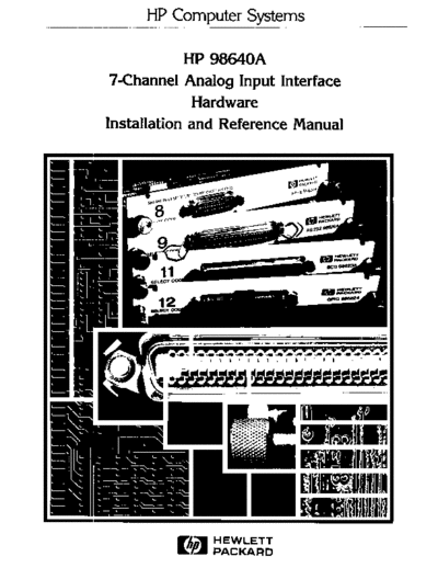 HP 98640-90001 7-Channel Analog Input Interface Jul84  HP 9000_dio 98640-90001_7-Channel_Analog_Input_Interface_Jul84.pdf