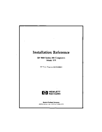 HP 98574-90604 9000 375 Installation Reference May90  HP 9000_hpux 98574-90604_9000_375_Installation_Reference_May90.pdf