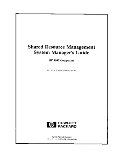 HP 98619-90033 Shared Resource Management System Mangers Guide Dec89  HP 9000_srm 98619-90033_Shared_Resource_Management_System_Mangers_Guide_Dec89.pdf