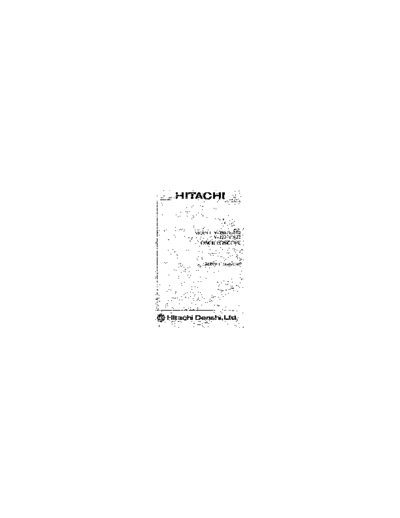 Hitachi V212 Oscilloscope Service Manual-  V212 Service Manual  Hitachi Oscilloscope Hitachi_V212_Oscilloscope_Service_Manual-Hitachi_V212_Service_Manual.pdf