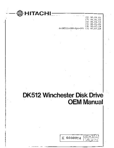 Hitachi Hitachi DK512 86-170MB ESDI OEM Manual Sep86  Hitachi disk Hitachi_DK512_86-170MB_ESDI_OEM_Manual_Sep86.pdf