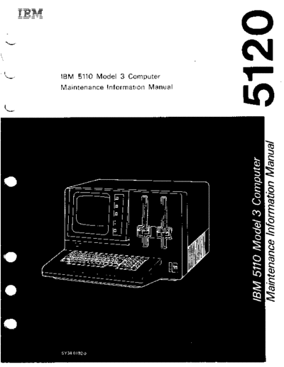 IBM SY34-0192-0 5120maint Dec79  IBM 5120 SY34-0192-0_5120maint_Dec79.pdf