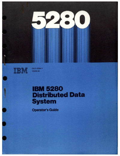 IBM GA21-9364-1 5280 Operators Guide Feb81  IBM 528x GA21-9364-1_5280_Operators_Guide_Feb81.pdf