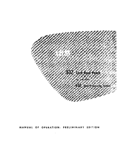 IBM 22-6315-0 RdrPunch  IBM 650 22-6315-0_RdrPunch.pdf