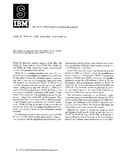IBM 24-5013-0 SOAP2L  IBM 650 24-5013-0_SOAP2L.pdf