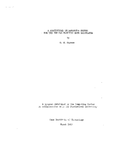 IBM CaseStatisticalInterpeter  IBM 650 CaseStatisticalInterpeter.pdf