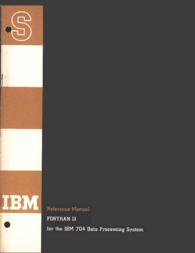IBM C28-6000-2 704 FORTRANII  IBM 704 C28-6000-2_704_FORTRANII.pdf